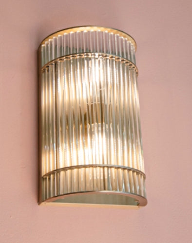 Mason wall light in champagne ip65 rated