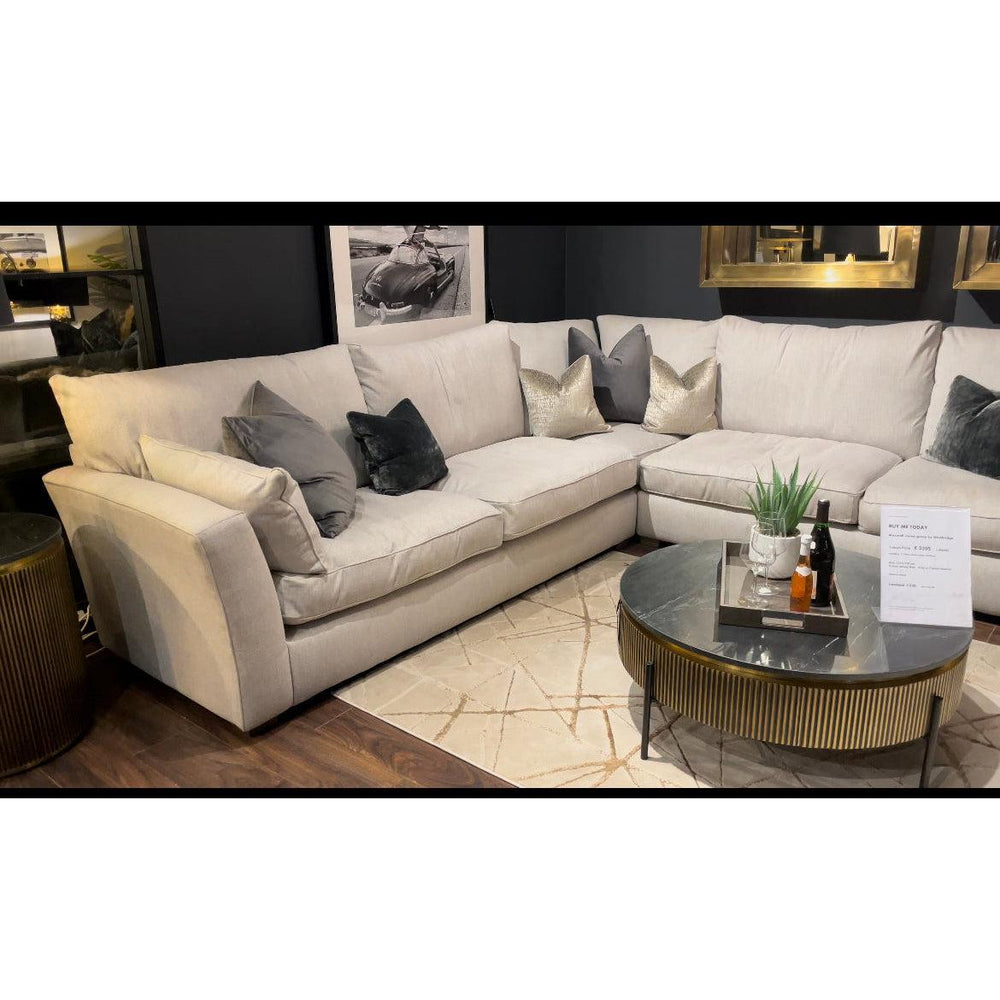 Maxwell luxury  x large corner  sofa by Westbridge in Marl   reduced