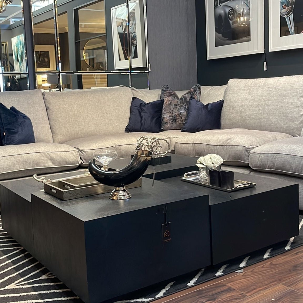 Maxwell luxury  x large corner  sofa by Westbridge in Marl   reduced