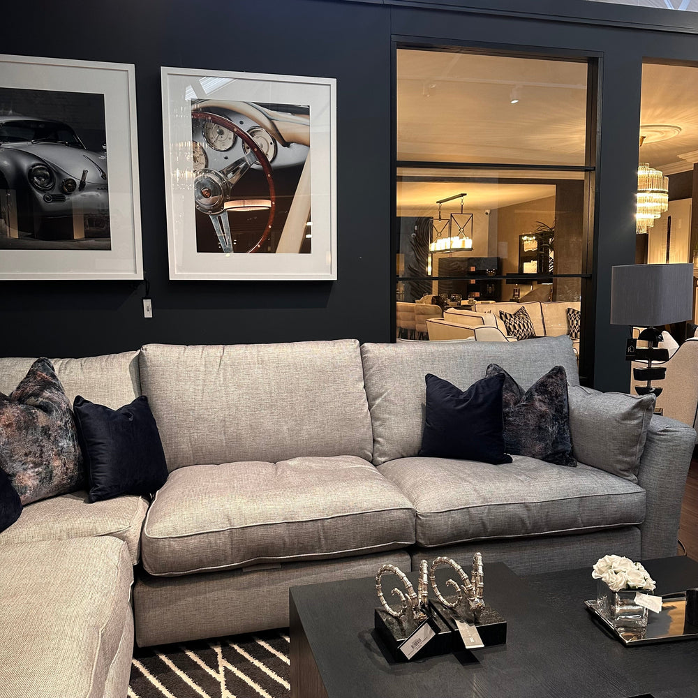 Maxwell luxury  x large corner  sofa by Westbridge in Marl   reduced
