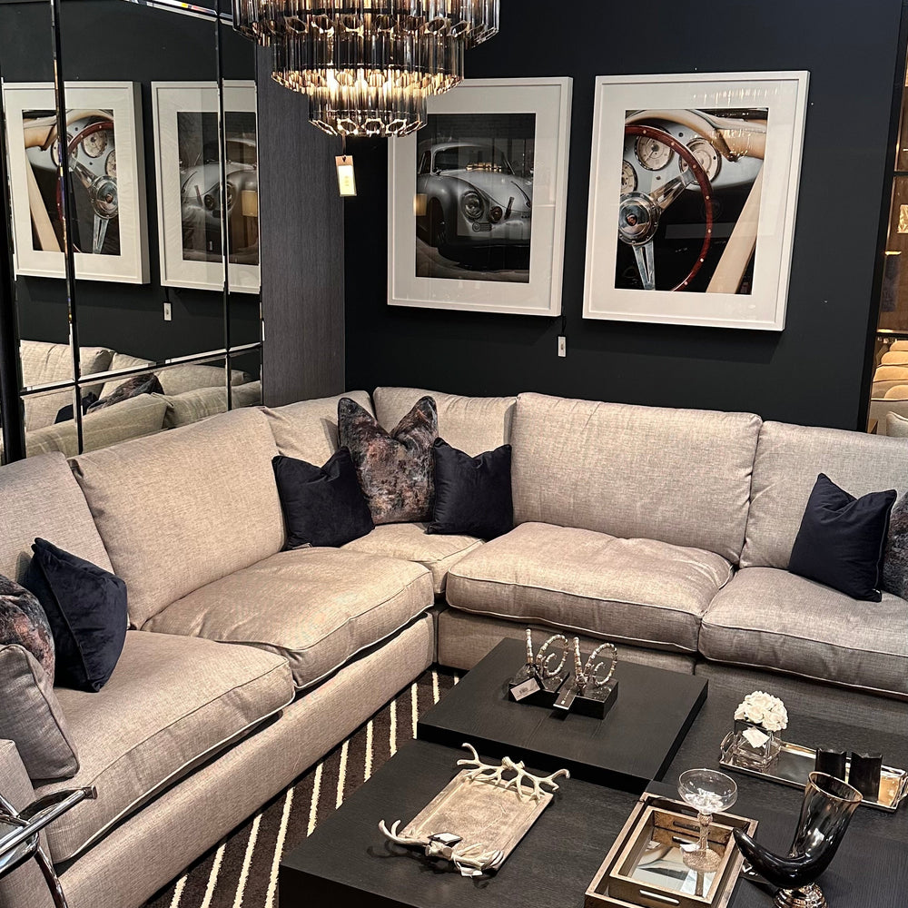 Maxwell luxury  x large corner  sofa by Westbridge in Marl   reduced