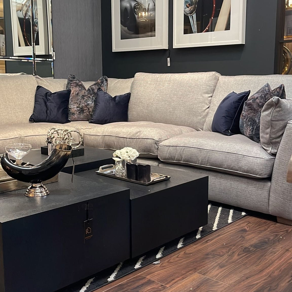 Maxwell luxury  x large corner  sofa by Westbridge in Marl   reduced