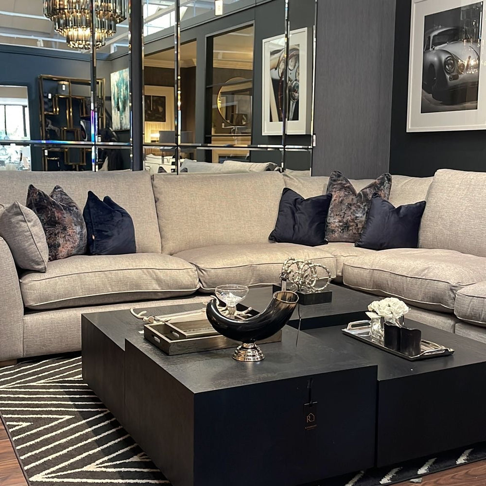 Maxwell luxury  x large corner  sofa by Westbridge in Marl   reduced