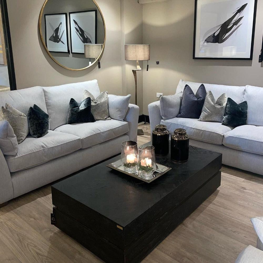 Maxwell luxury  x large corner  sofa by Westbridge in Marl   reduced