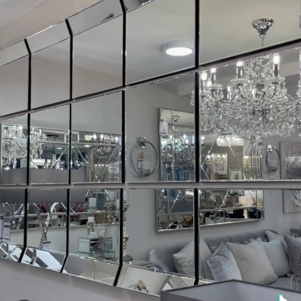 Medina 9  or 12 piece sectional mirrors group to order
