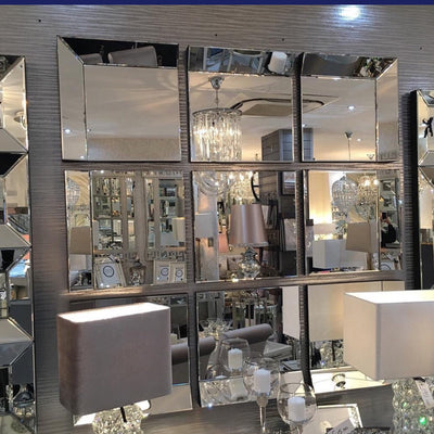 Medina 9  or 12 piece sectional mirrors group to order