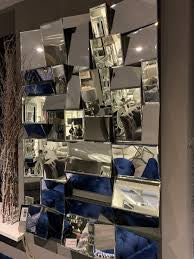 Medina Earthquake Mirror. 120 x 80 cm reduced nett clearance-Renaissance Design Studio