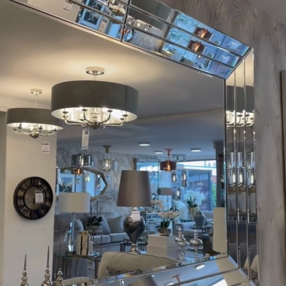 Medina Stepped Mirror 120 x 80 cm reduced save 80. Last one for sale !-Renaissance Design Studio
