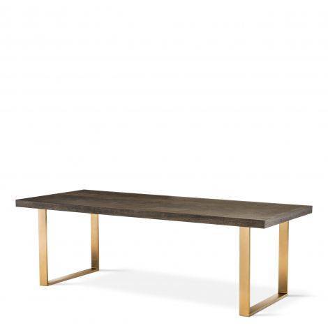 Melchior large designer Dining Table by Eichholtz