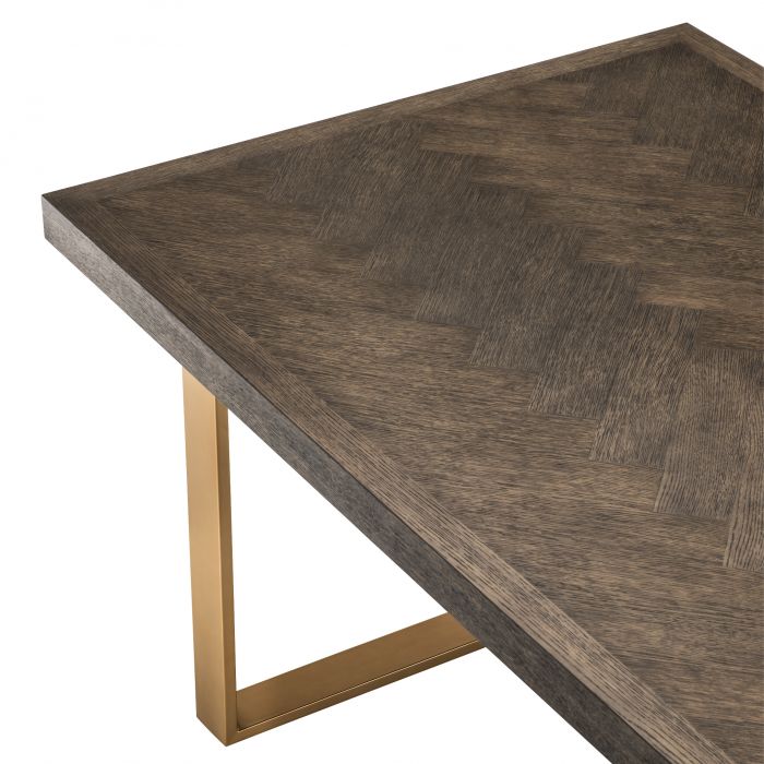 Melchior large designer Dining Table by Eichholtz