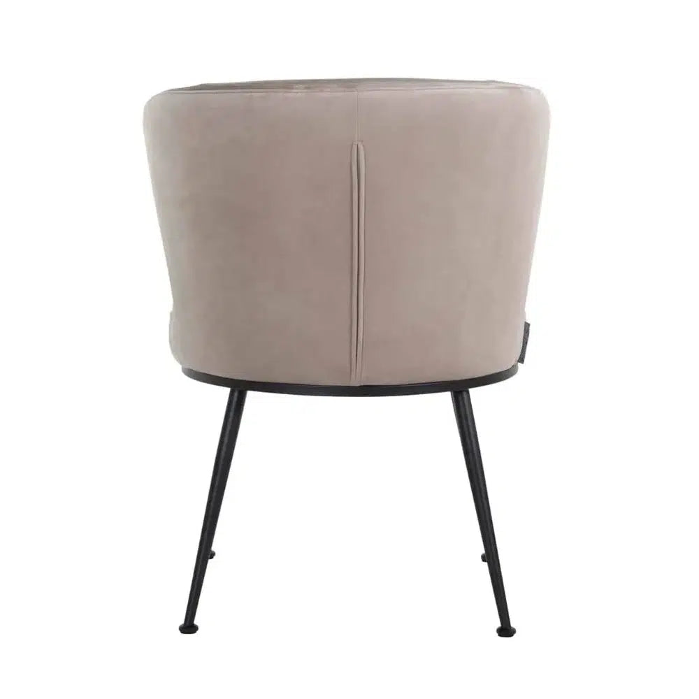 Melody Velvet Contemporary Dining chairs-Renaissance Design Studio