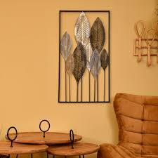 Metal Leaf Wall Art-Wall Art-Renaissance Design Studio