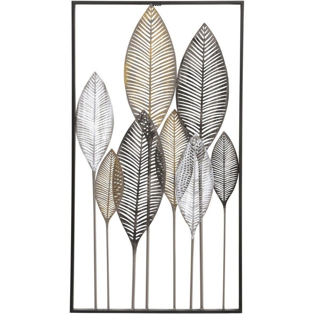 Metal Leaf Wall Art