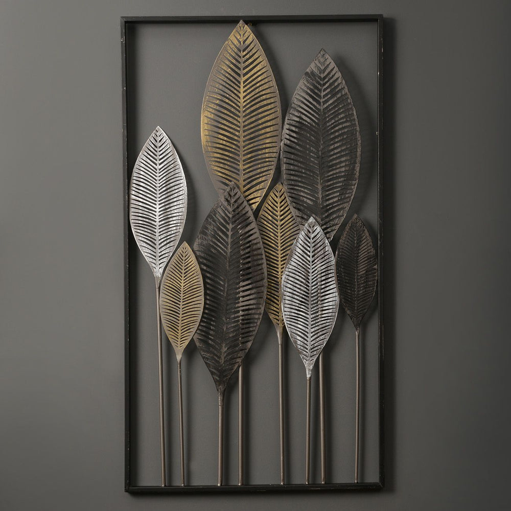 Metal Leaf Wall Art