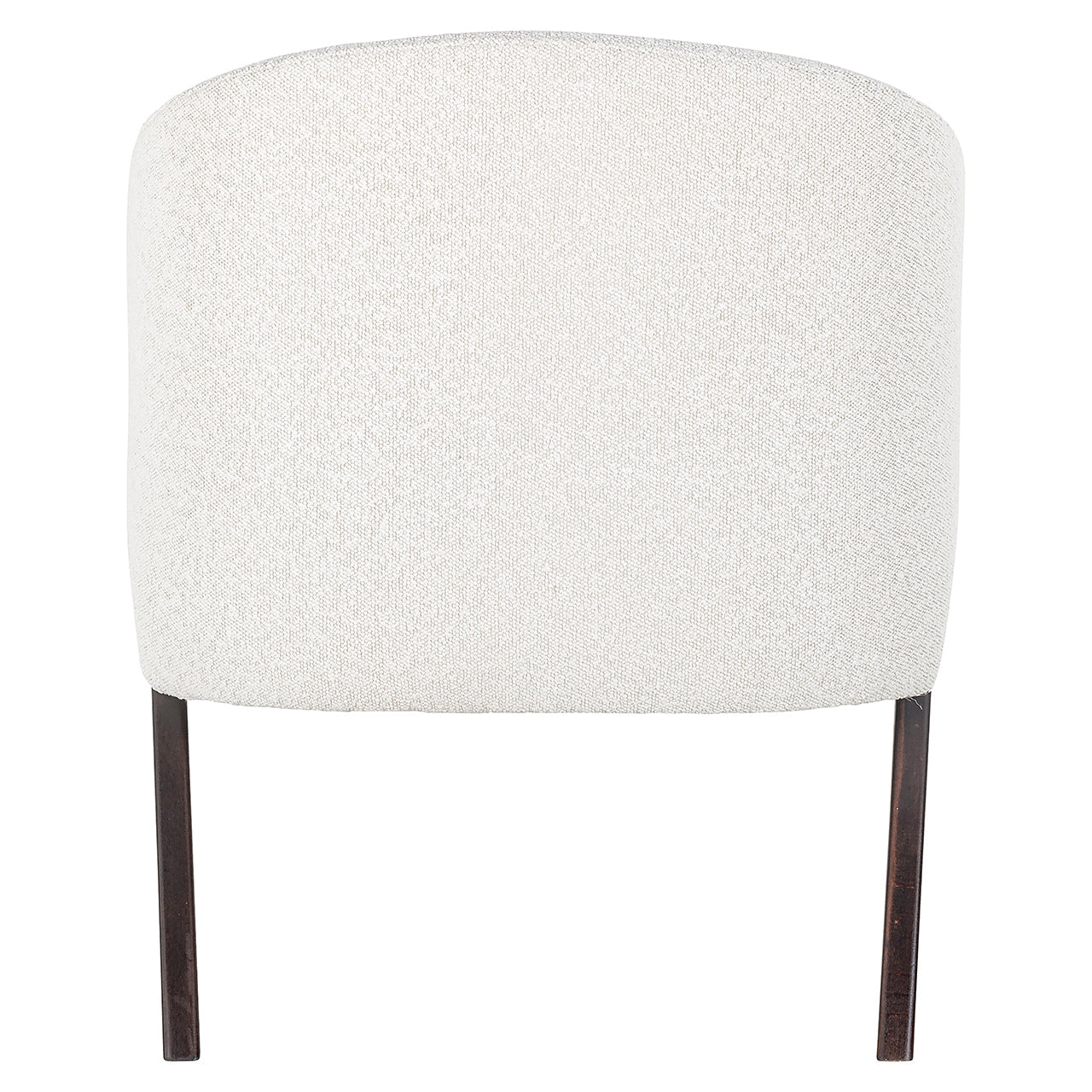 Mia occasional chair in white boucle-Renaissance Design Studio