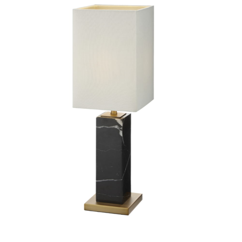 Micaela Black Marble Table Lamp SPECIAL OFFER-Renaissance Design Studio