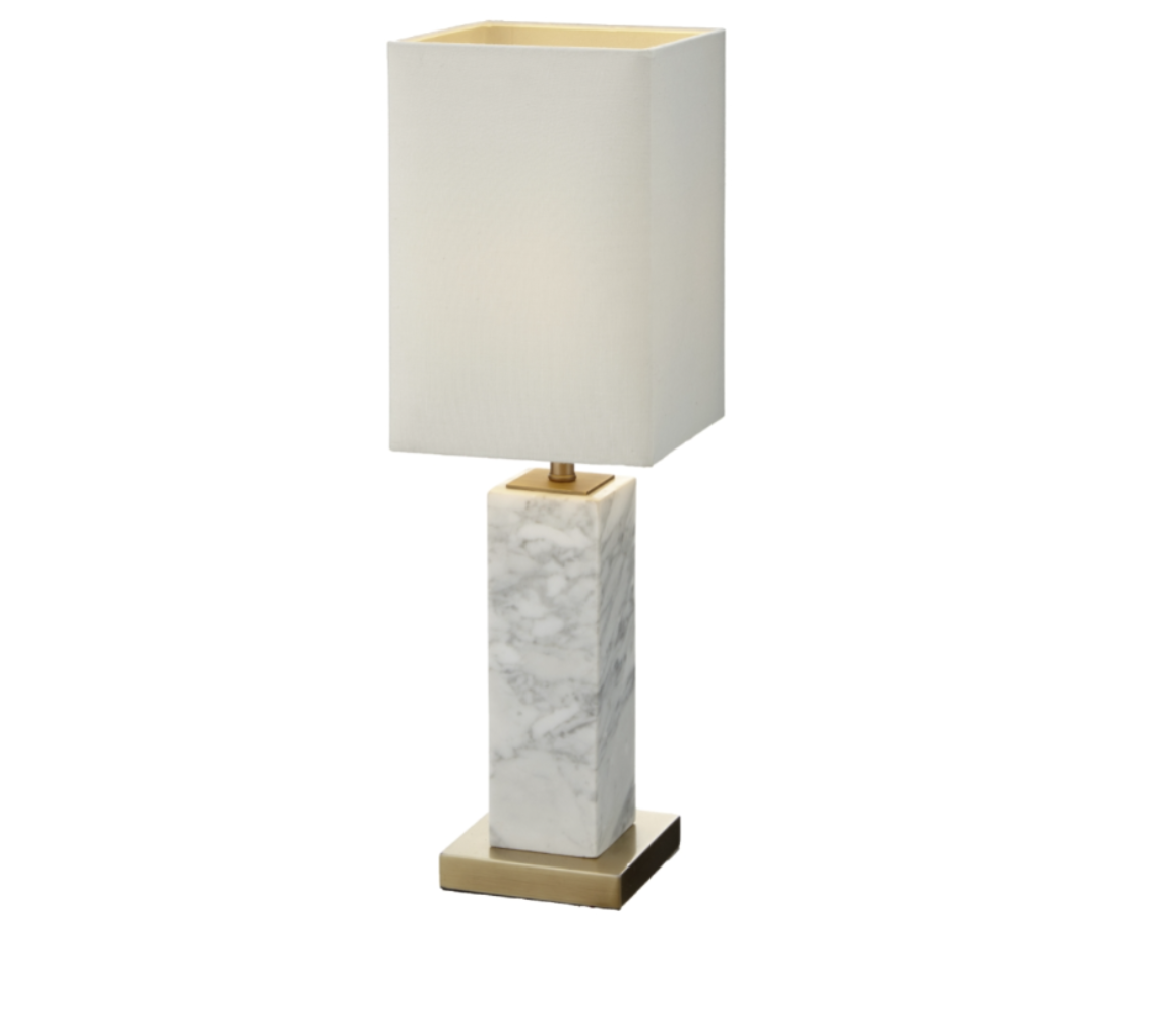 Micaela White Marble Table Lamp SPECIAL-Renaissance Design Studio