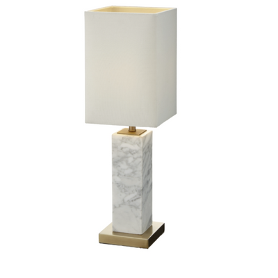 Micaela White Marble Table Lamp SPECIAL