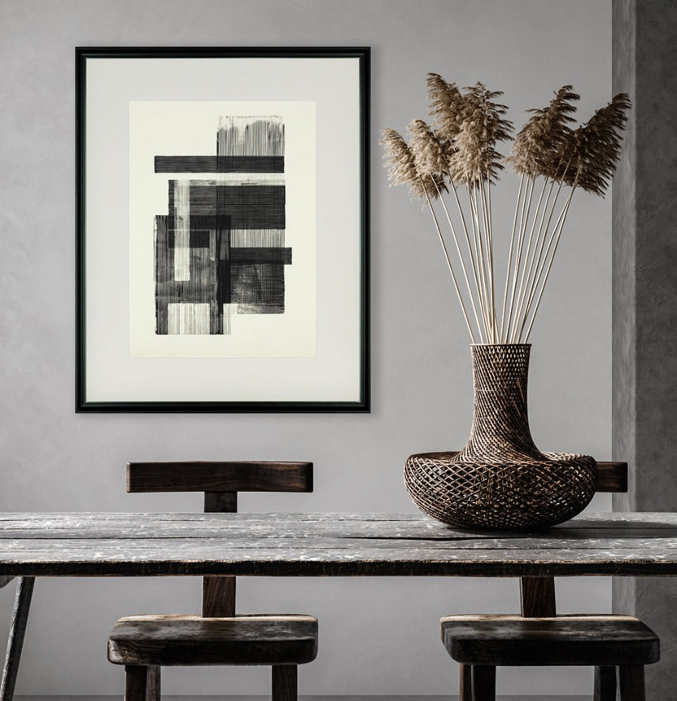 Midnight 02 hand made framed art work 063 for luxury interiors Limited Edition Reduced-Renaissance Design Studio