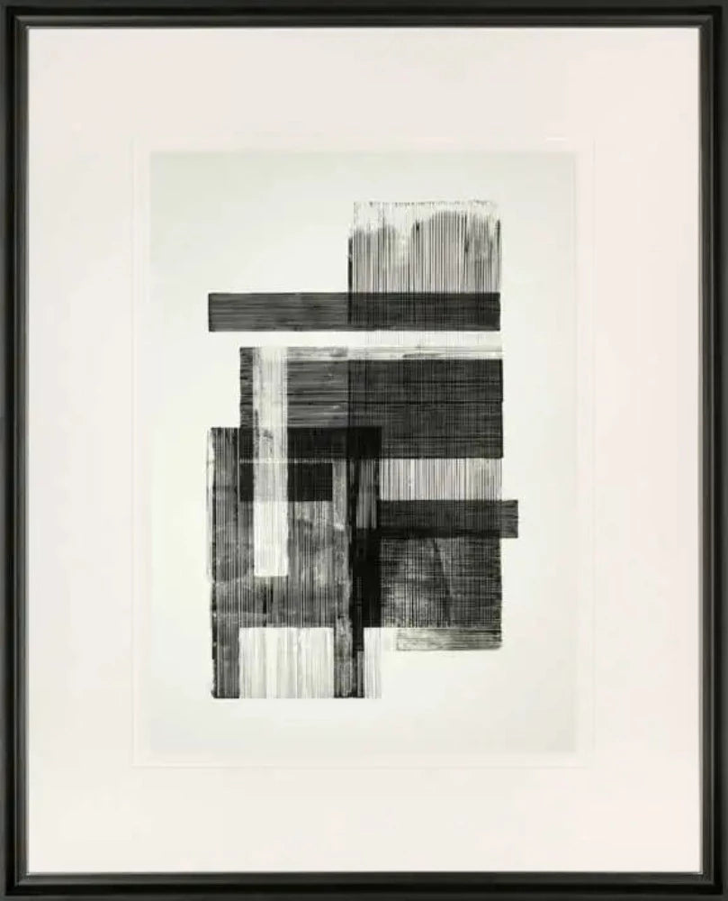Midnight 02 hand made framed art work 063 for luxury interiors
