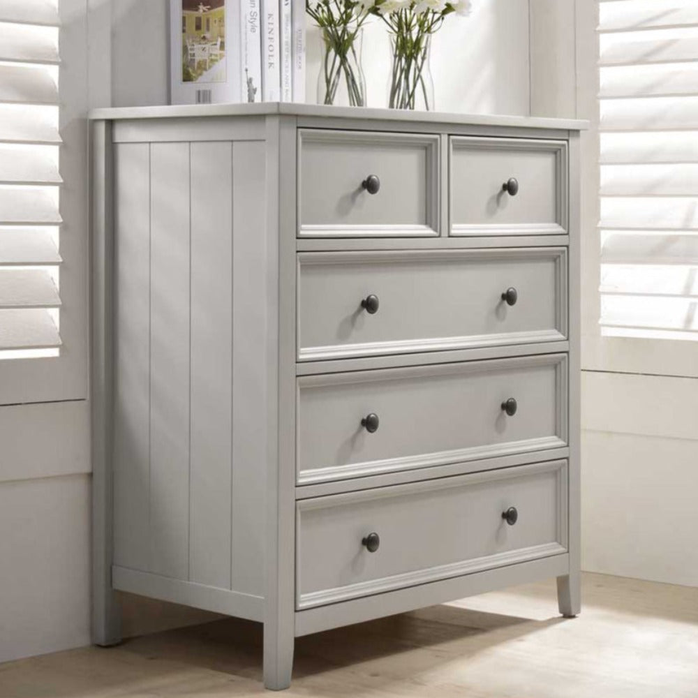 Milan Tall Chest of Drawers-Renaissance Design Studio