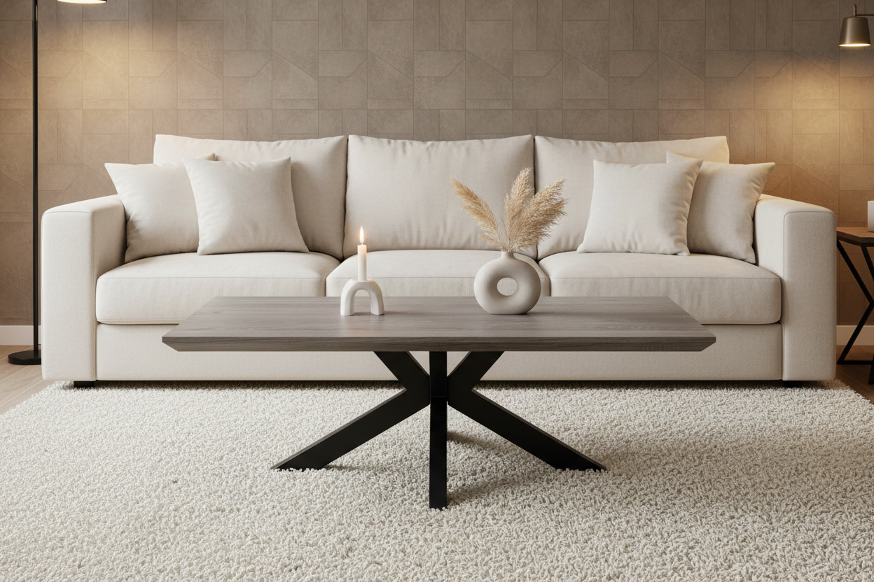 Mirabeau Coffee Table Grey with a smart top by Furniture Link
