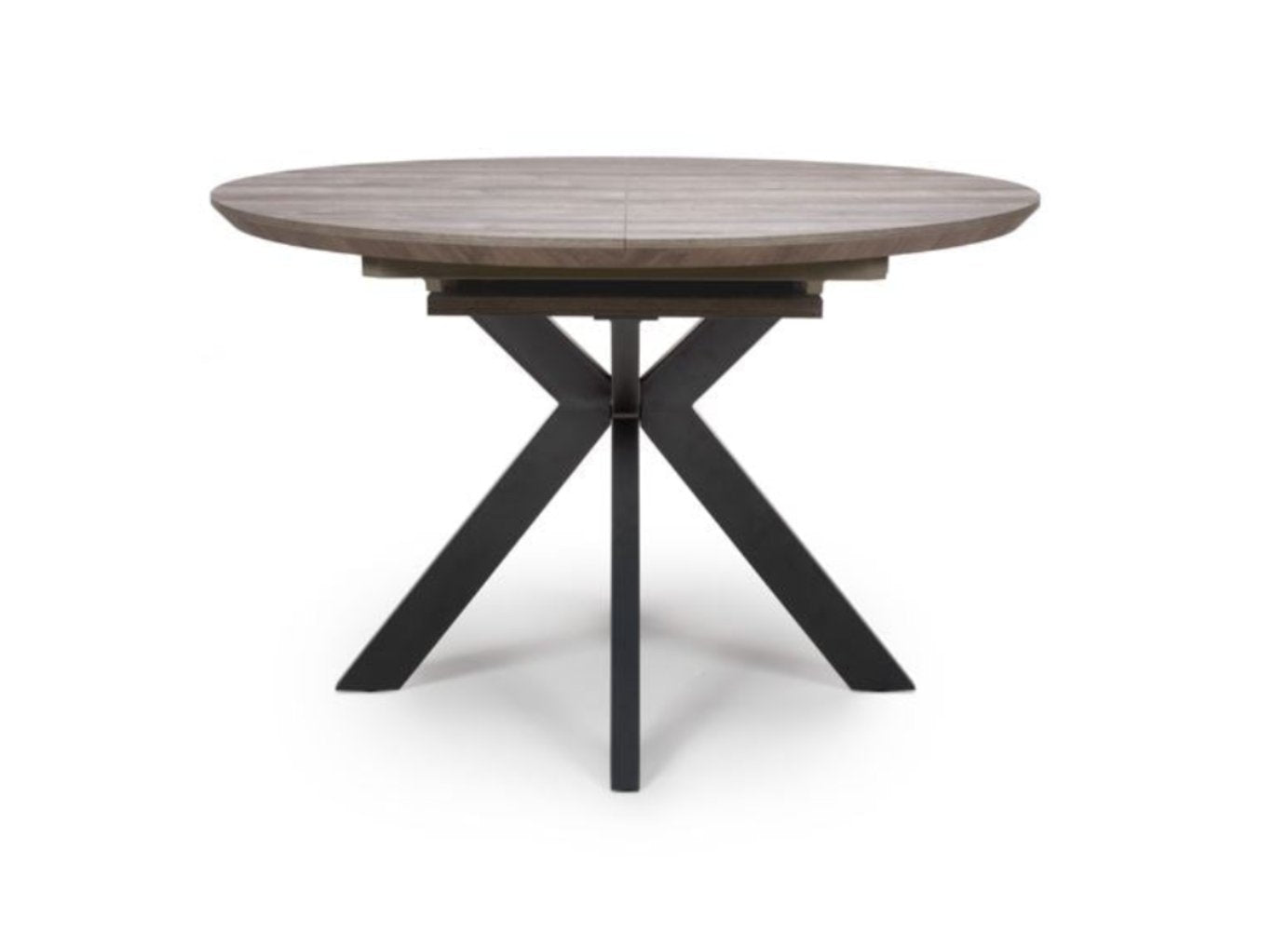 Mirabeau Manchester Round Oak Dining Table Fixed Smart Top Or Extending-Renaissance Design Studio