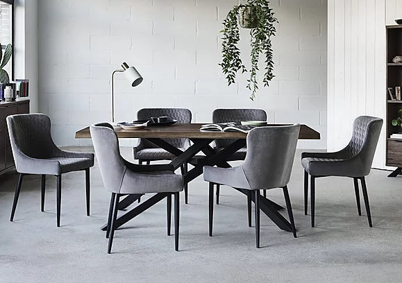 Mirabeau Rectangle  extending Dining Table with extra wide smart top