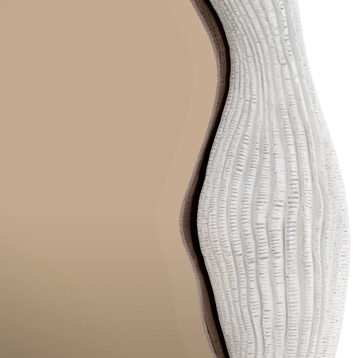 Mirror Genta L White by Eichholtz ex showroom-Renaissance Design Studio