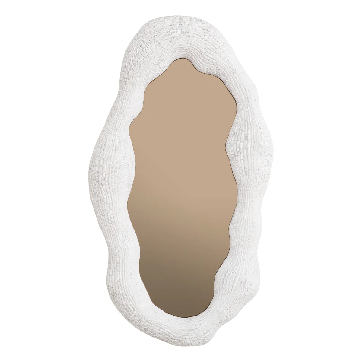 Mirror Genta L White by Eichholtz ex showroom-Renaissance Design Studio