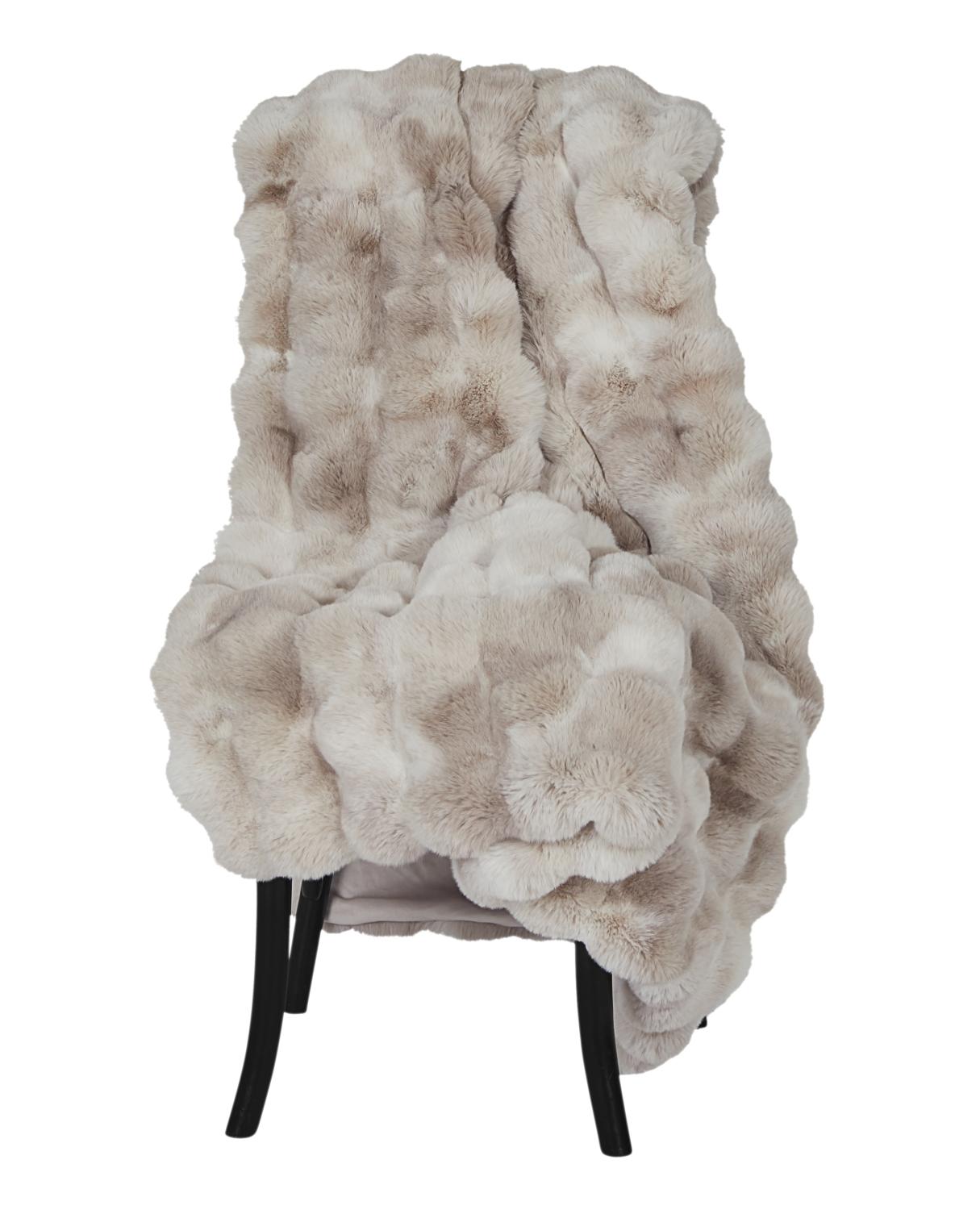 Misty Medium faux fur 120 x 180 cm large throw-Renaissance Design Studio
