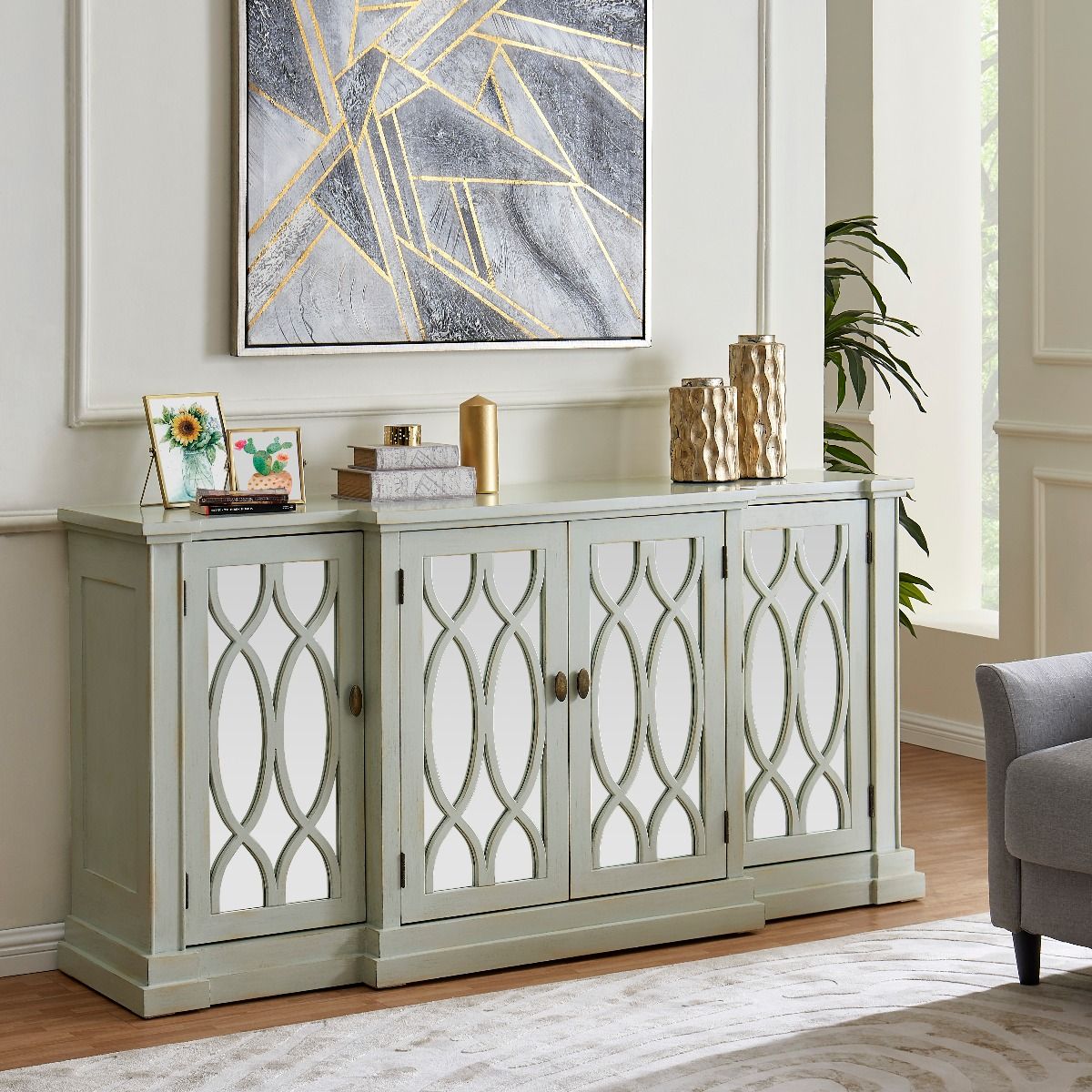 Modena SALE Sideboard reduced in Taupe grey-Sideboard-Renaissance Design Studio