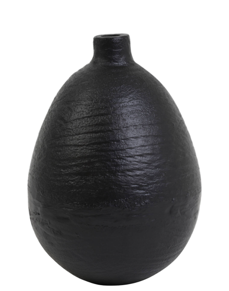 Modula Vase Deco Black-black vase-Renaissance Design Studio