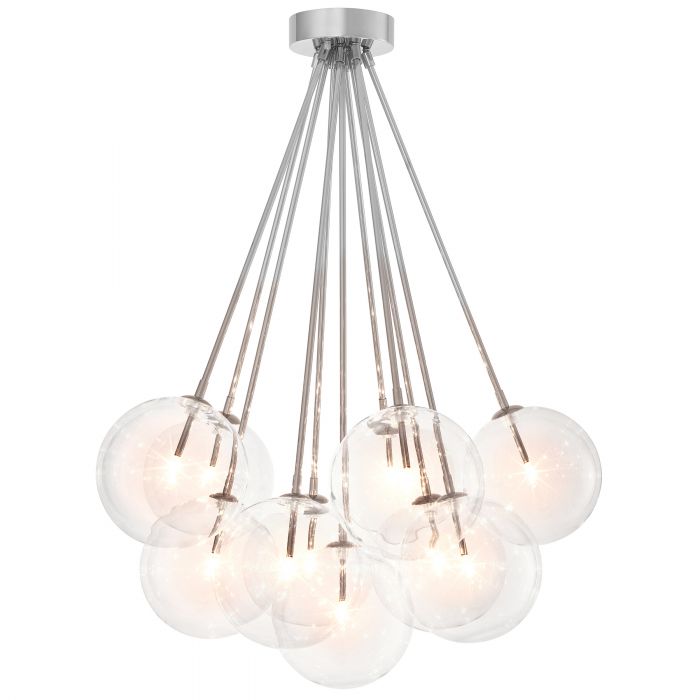 Molecule Chandelier in a choice of 3 finishes by Eichholtz