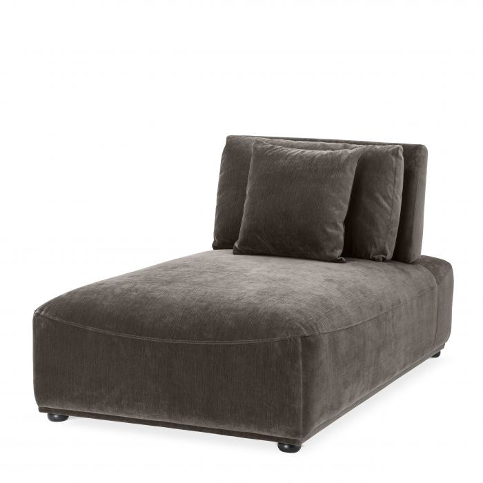Mondial Modular Sofa with chaise by Eichholtz save up to 50% off ex display-Sofa-Renaissance Design Studio