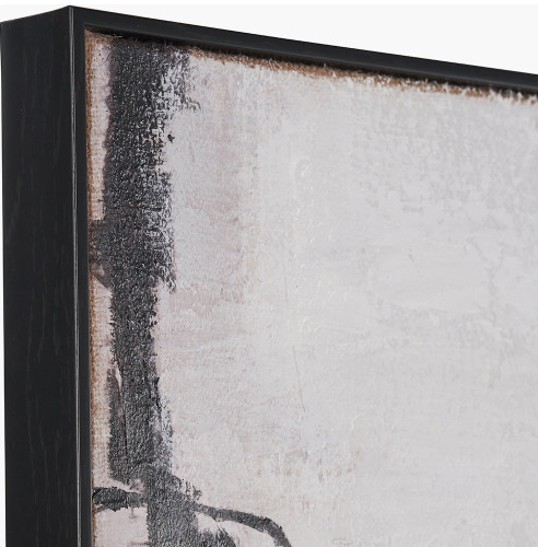 Monochrome Large Abstract Art - Reduced To Clear-Renaissance Design Studio