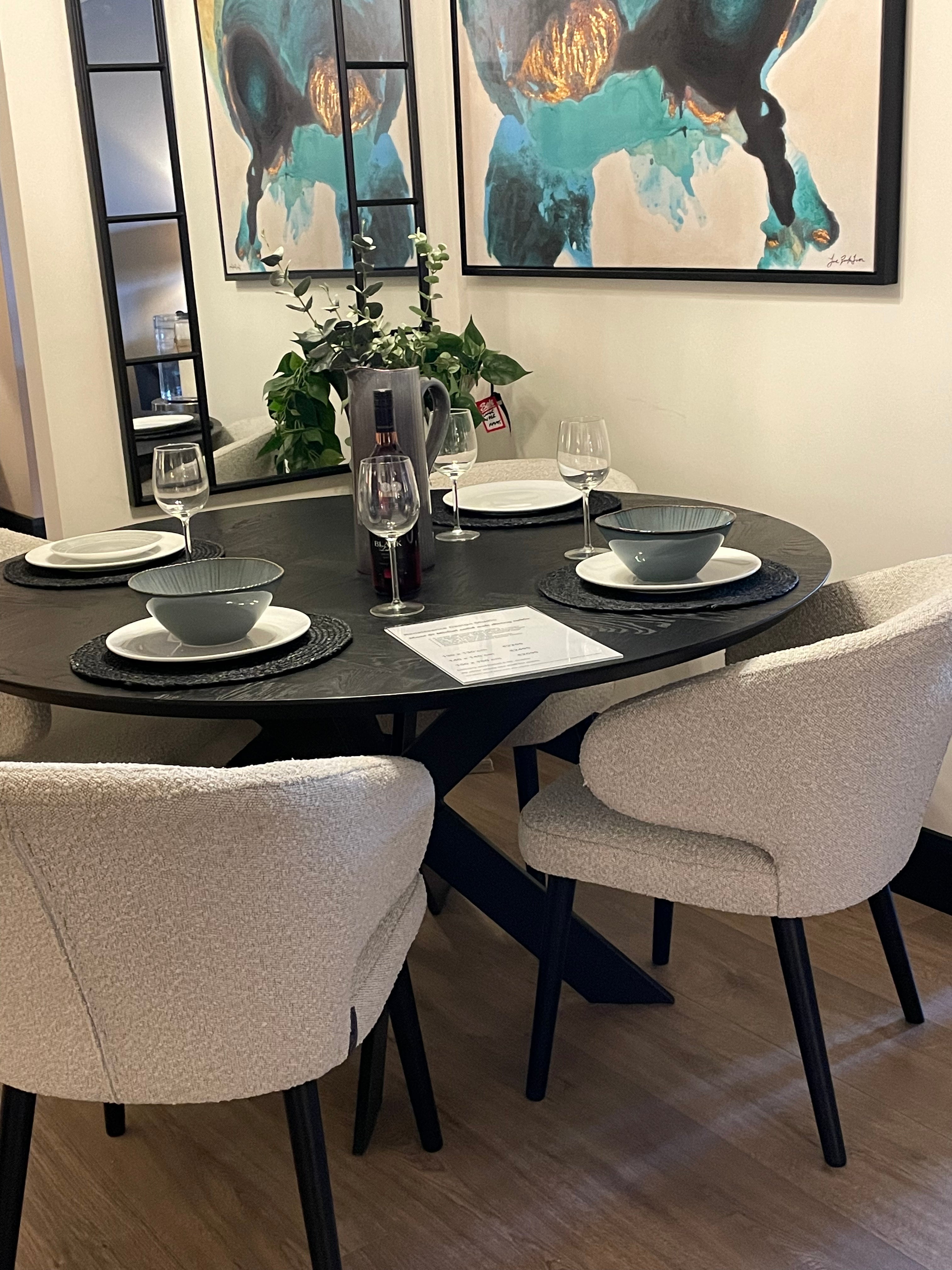 Mont St Michel Solid Oak Bespoke Dining table-Renaissance Design Studio