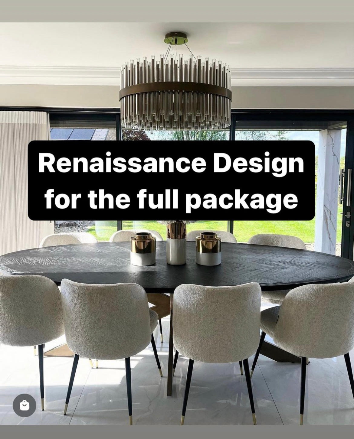 Montgomery Dining chair in Natural-Renaissance Design Studio