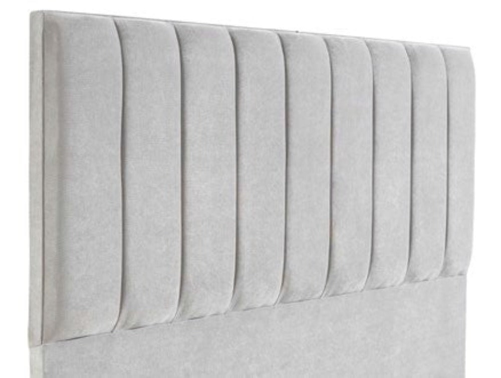 Montmartre handmade Ribbed bed in neutral shades  made to order priced from