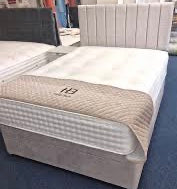 Montmartre handmade Ribbed bed in neutral shades  made to order priced from