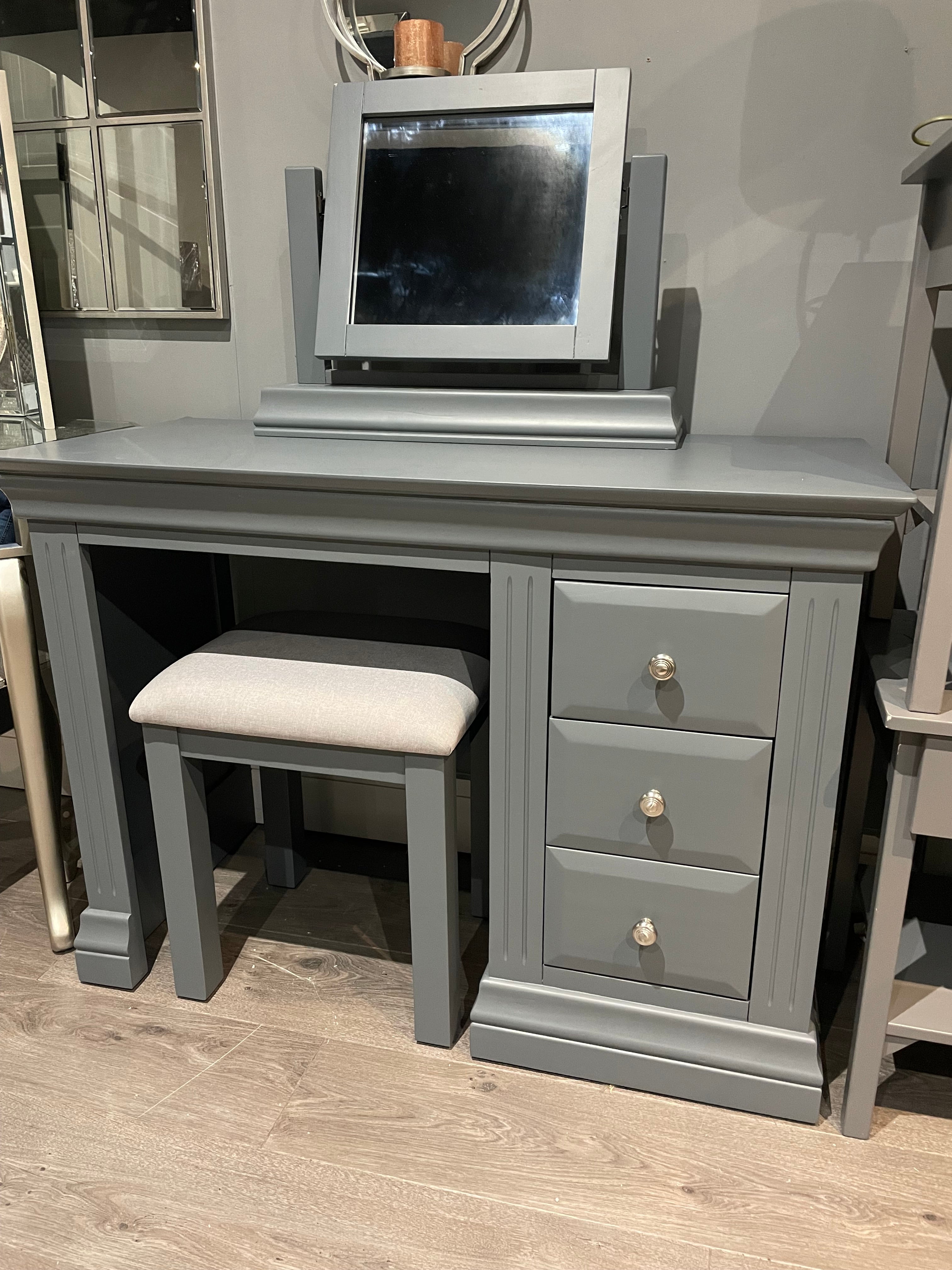 Montpelier charcoal dressing table set reduced-Renaissance Design Studio