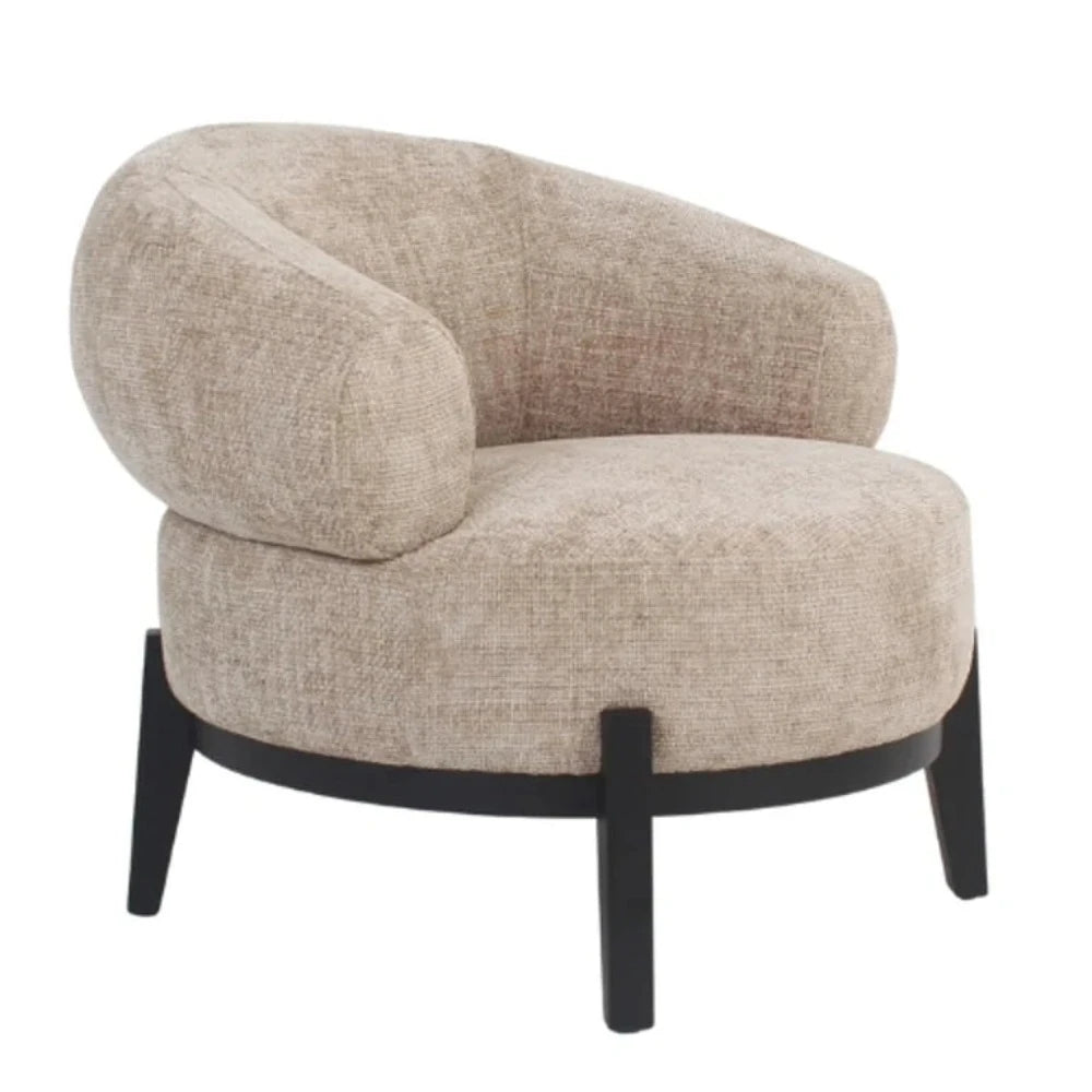 Montreal Armchair on plinth in Renegade Desert
