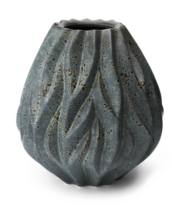 Morso flame vase 15 cm grey-Renaissance Design Studio