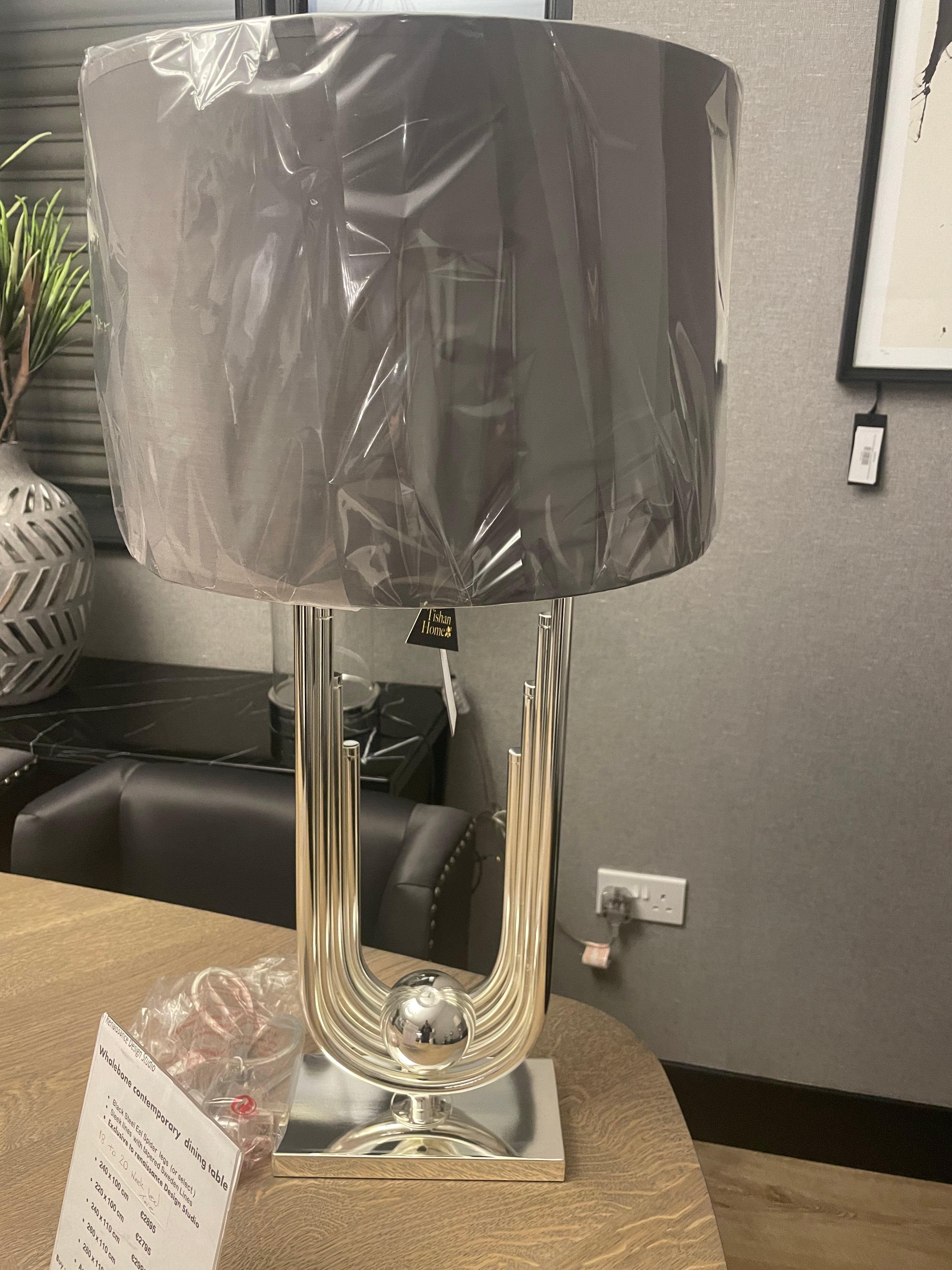 MQL scorpio table lamp with shade reduced save €100.-Renaissance Design Studio