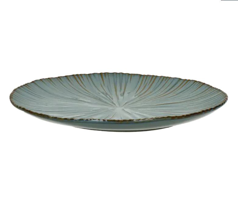 Mysa Plate Grey Blue-Renaissance Design Studio