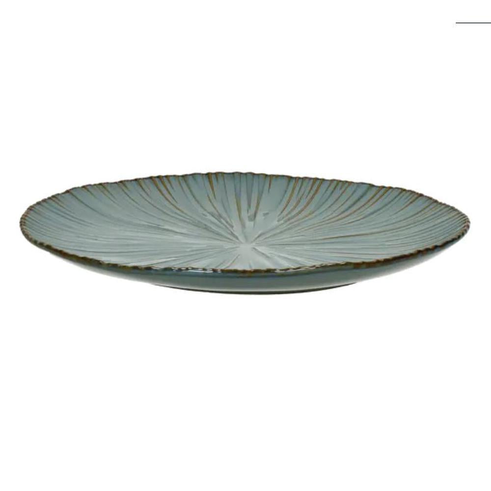 Mysa Plate Grey Blue-Renaissance Design Studio