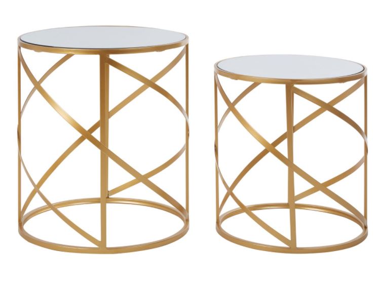 Nest of Tables Gold Reduced €100 Off-Renaissance Design Studio