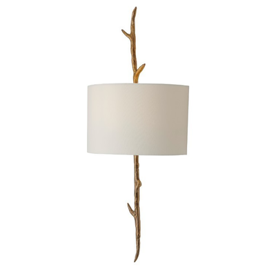 Nosterelle branch left wall light with shade