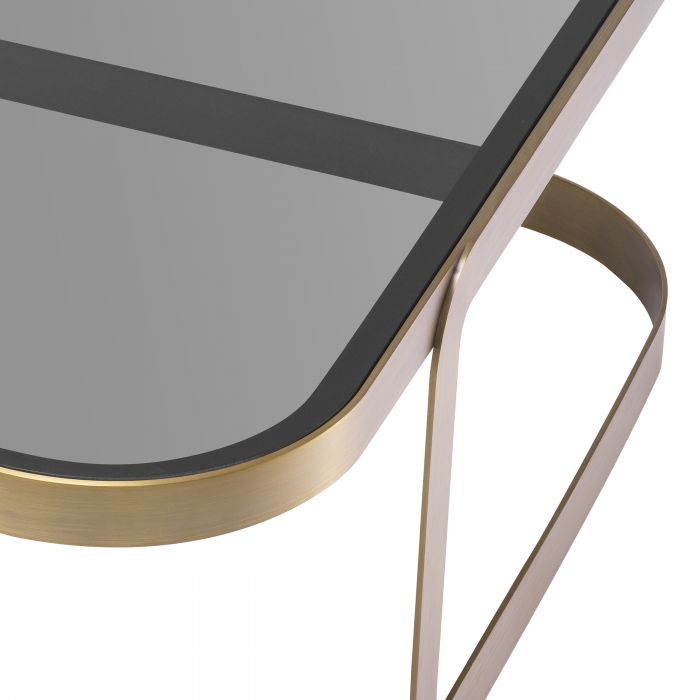 Numa Brushed brass coffee table by Eichholtz-Renaissance Design Studio