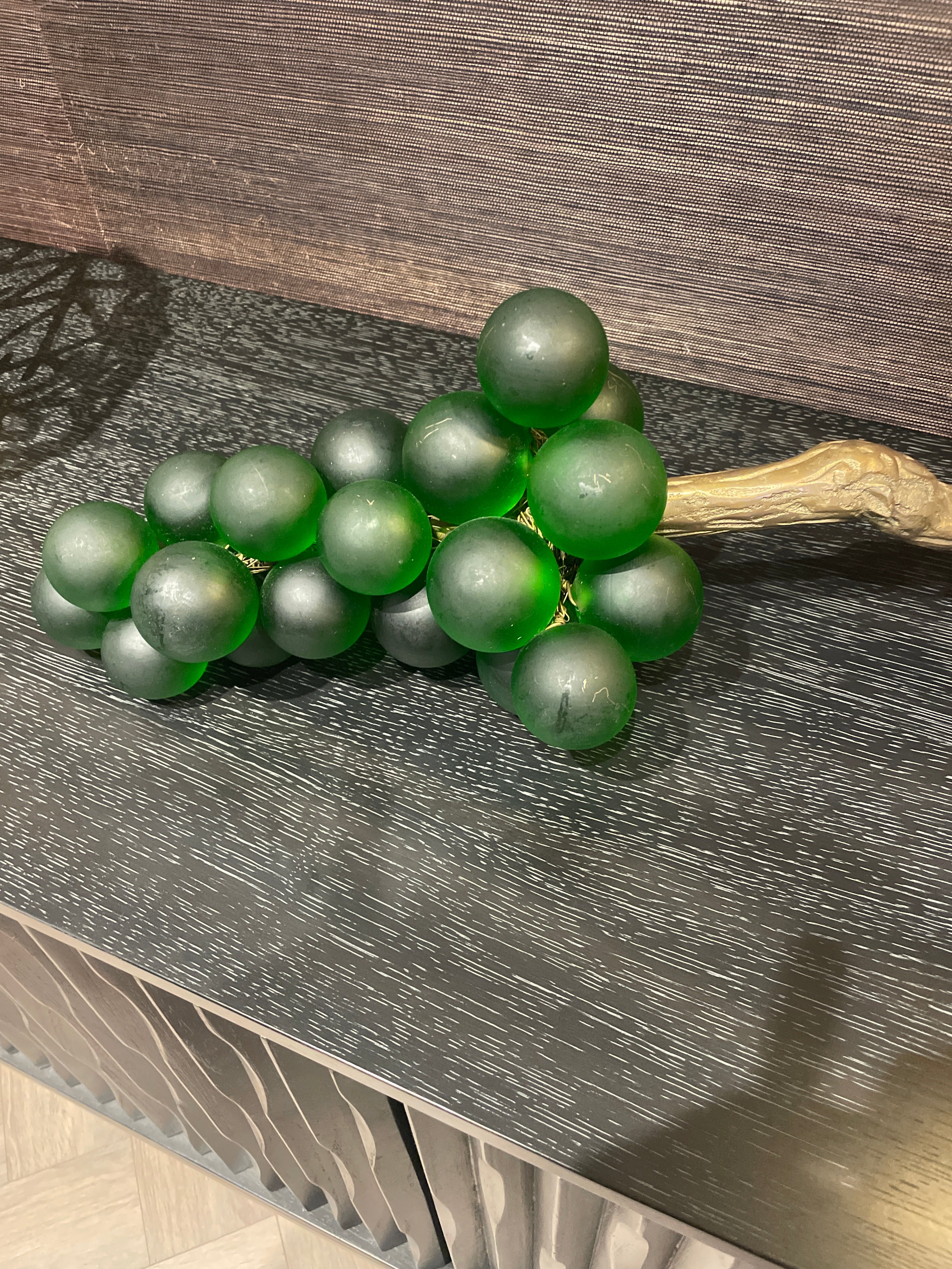 Object French green Grapes by Eichholtz ex showroom . Reduced by €100-Renaissance Design Studio